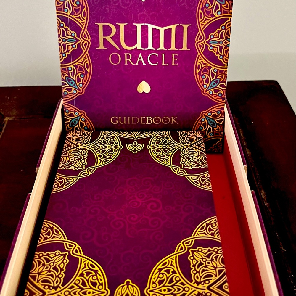 Used Rumi oracle cards. Cards & book are in good condition #Oraclecards